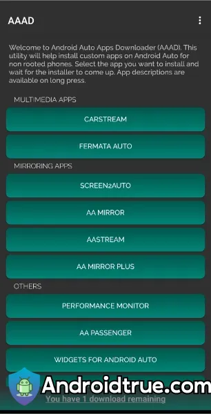 AAAD Android Auto
