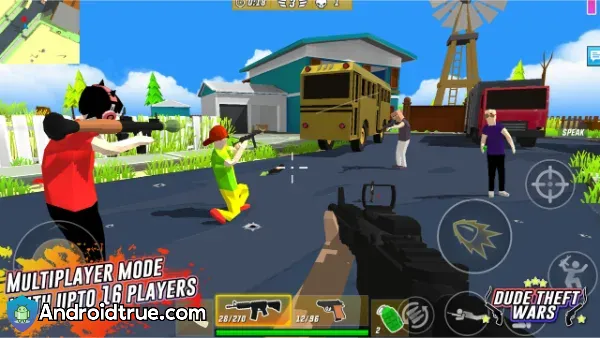 Dude Theft Wars mod apk unlock all characters unlimited money